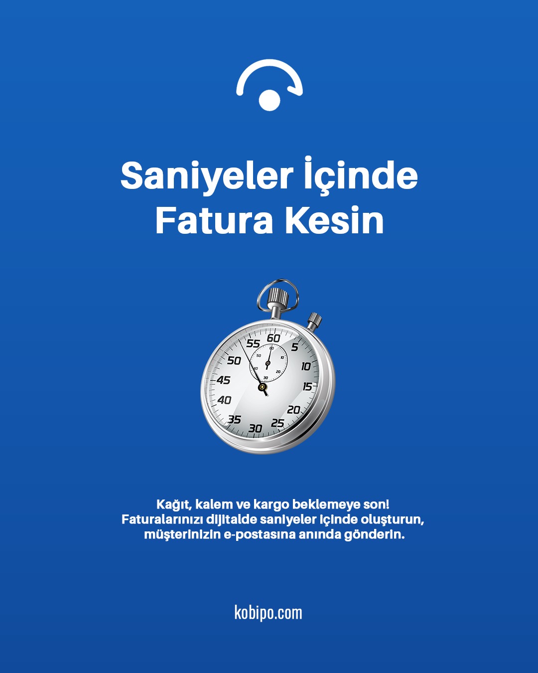 Saniyeler içinde fatura kesin — Kobipo